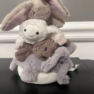 Plush Animal Stack Toy pottery barn kids
